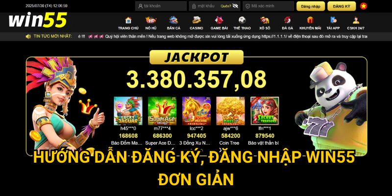 Hướng dẫn đăng ký, đăng nhập Win55 đơn giản
